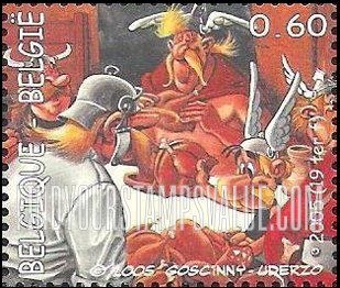 FindYourStampsValue: Asterix in Belgium: Asterix at banquet