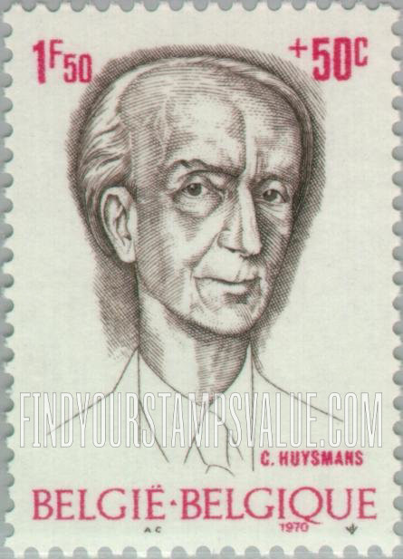 FindYourStampsValue: Semi-Postal: Camille Huysmans (1871-1968)