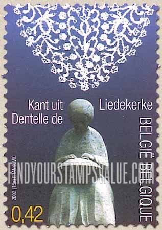 FindYourStampsValue: Lace: Lace from Liedekerke, Belgium