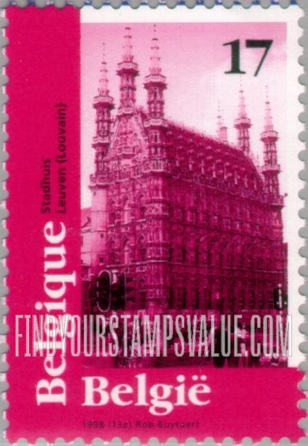 FindYourStampsValue: European Heritage Days: Louvain Town Hall