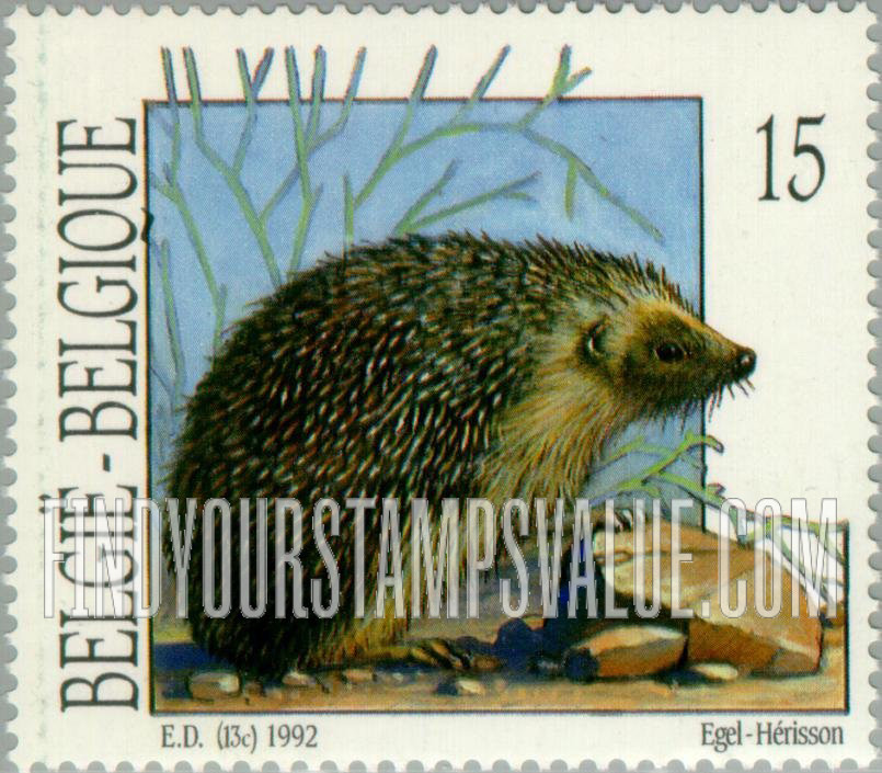 FindYourStampsValue: Animals: Hedgehog