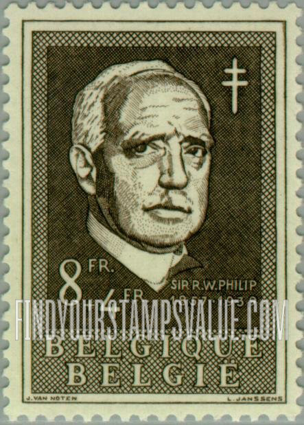 FindYourStampsValue: Semi-Postal, Portraits: Sir Robert W. Philip