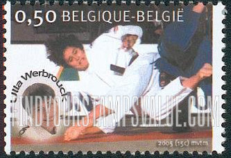 FindYourStampsValue: International Judo Champions From Belgium: Ulla Werbrouck