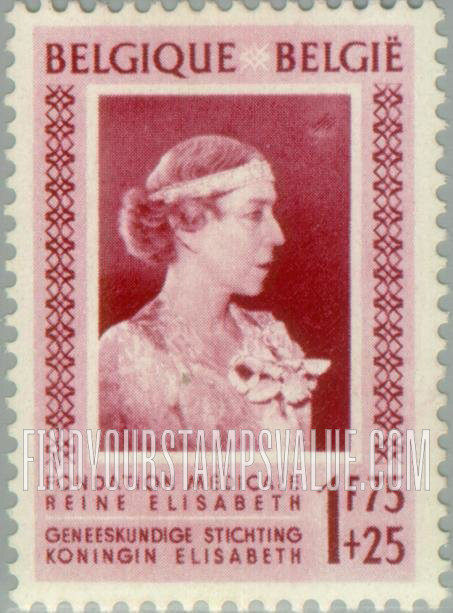 FindYourStampsValue: Semi-Postal: Queen Elisabeth