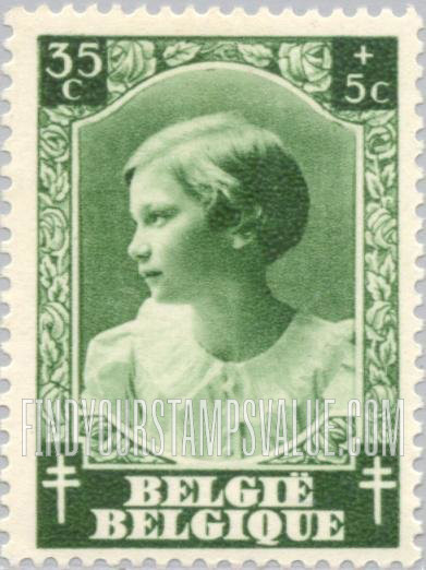 FindYourStampsValue: Semi-Postal: Princess Josephine-Charlotte