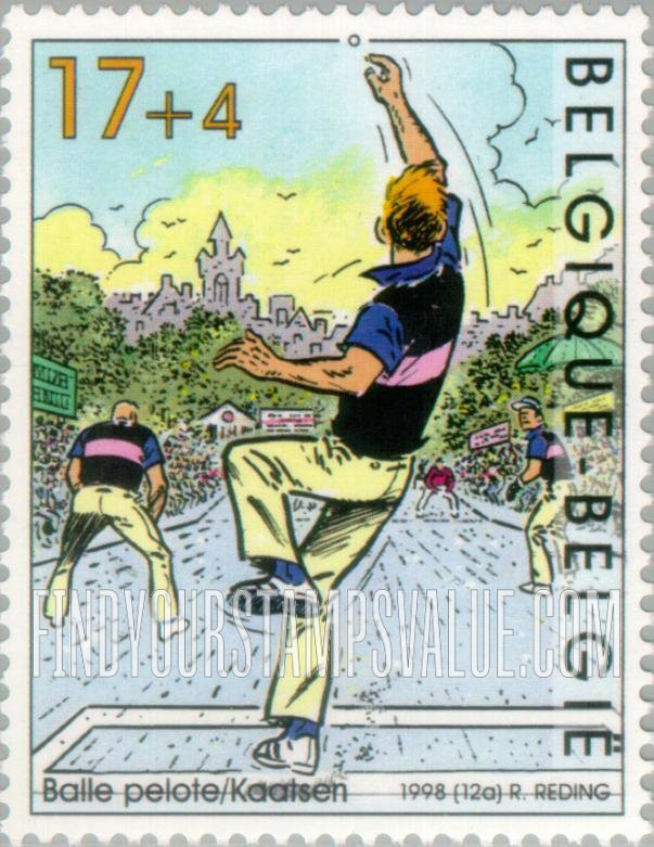FindYourStampsValue: Semi-Postal, Sports: Pelota