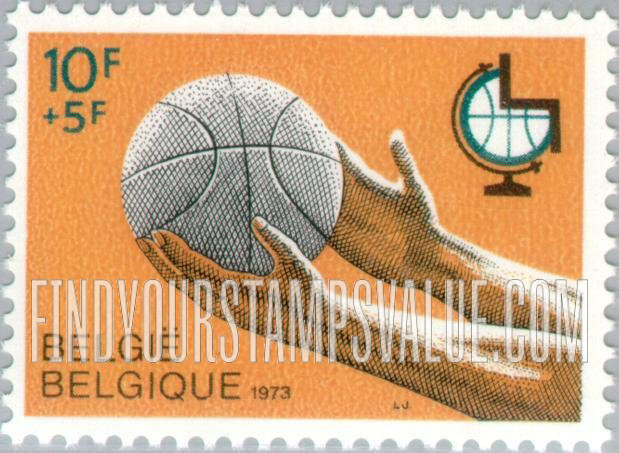 FindYourStampsValue: Semi-Postal: Basketball