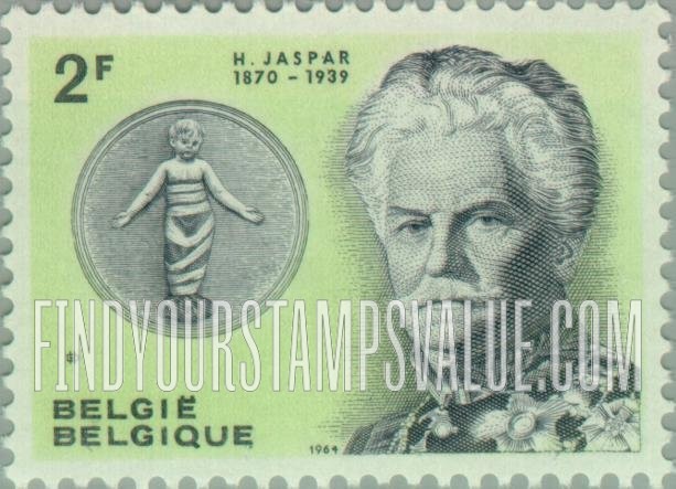 FindYourStampsValue: Henri Jaspar (1870-1939), statesman and lawyer