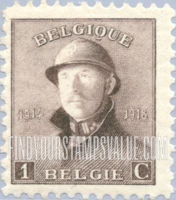 FindYourStampsValue: King Albert in Trench Helmet