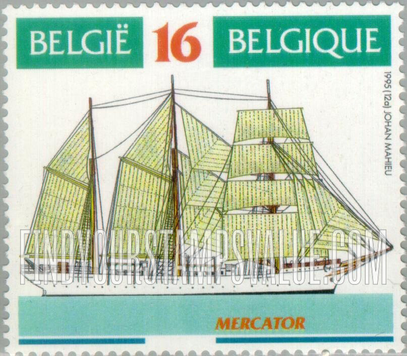 FindYourStampsValue: Sailing Ships: Mercator