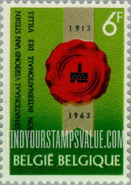 FindYourStampsValue: Seal of Union of Belgian Towns