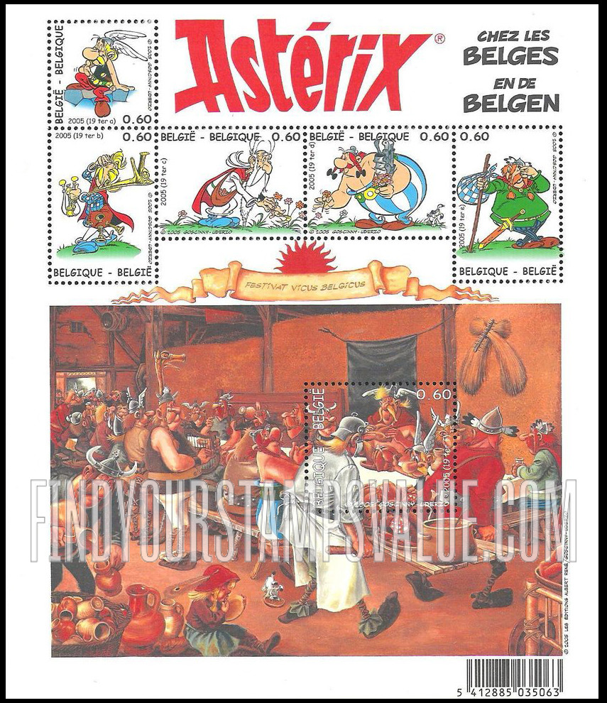 FindYourStampsValue: Asterix in Belgium