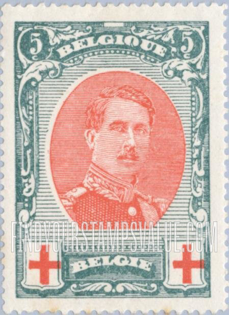FindYourStampsValue: Semi-Postal: King Albert I