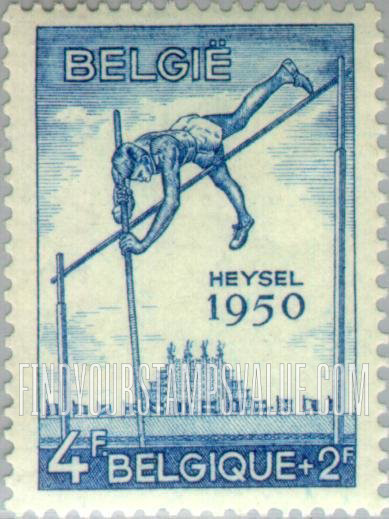 FindYourStampsValue: Semi-Postal: Pole vault