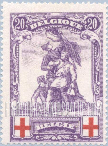 FindYourStampsValue: Semi-Postal: Merode Monument