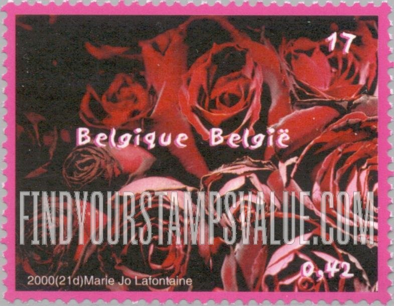 FindYourStampsValue: Contemporary Art: Roses from series “Les Belles de Nuit”, by Marie-Jo Lafontaine
