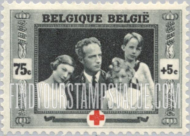 FindYourStampsValue: Semi-Postal: King Leopold and Royal Children