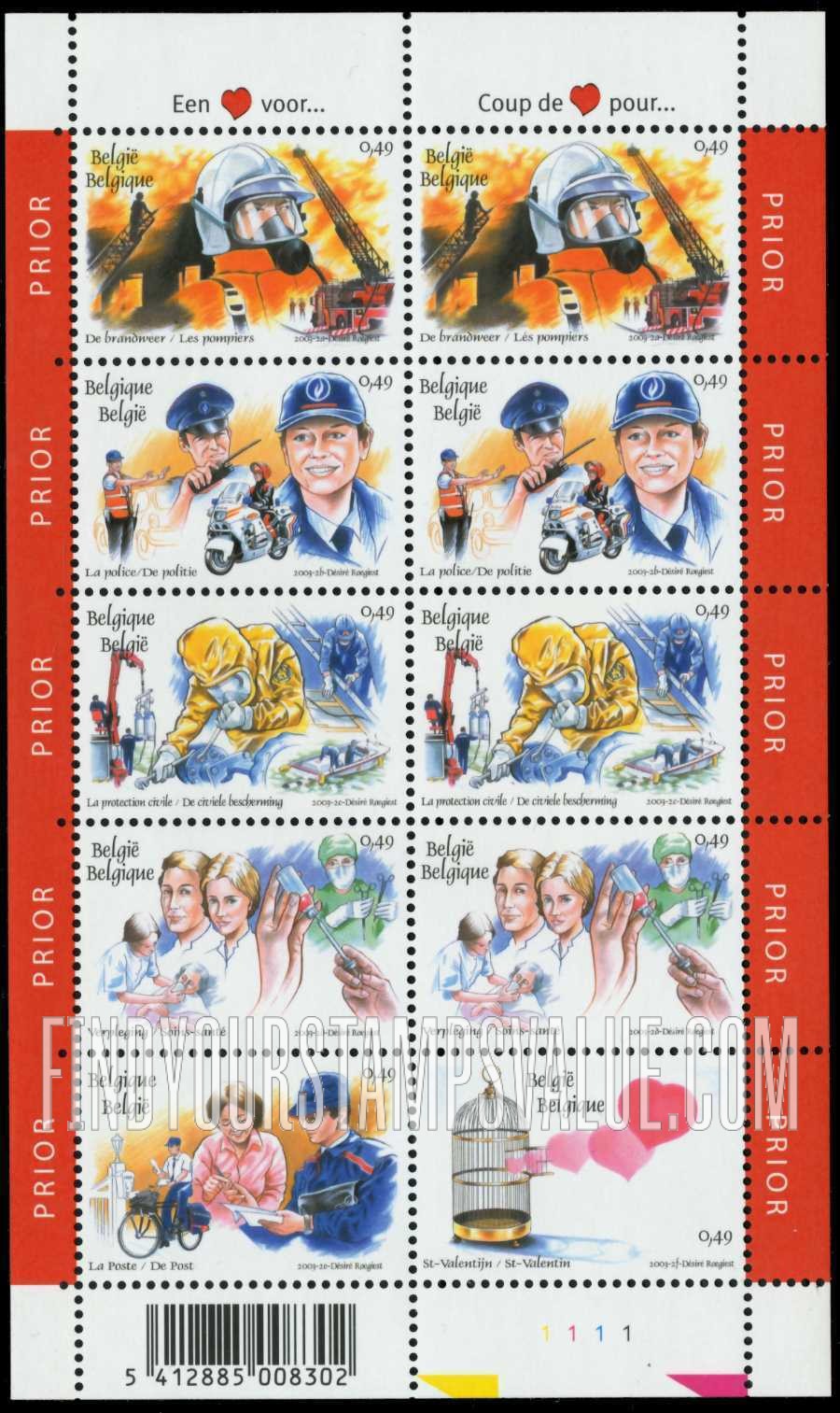 FindYourStampsValue: Love for Service Occupations