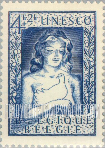 FindYourStampsValue: Semi-Postal: Allegory of Peace