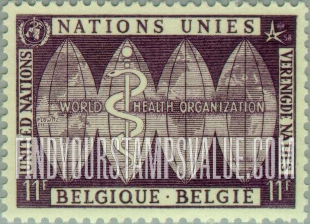 FindYourStampsValue: United Nations: WHO