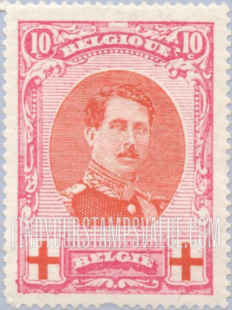 FindYourStampsValue: Semi-Postal: King Albert I