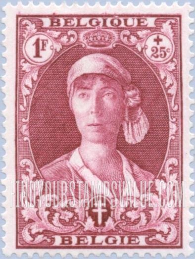 FindYourStampsValue: Semi-Postal: Queen Elisabeth