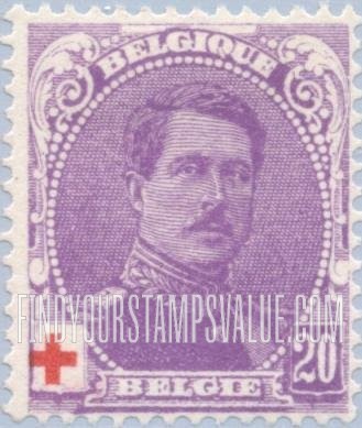 FindYourStampsValue: Semi-Postal: King Albert I