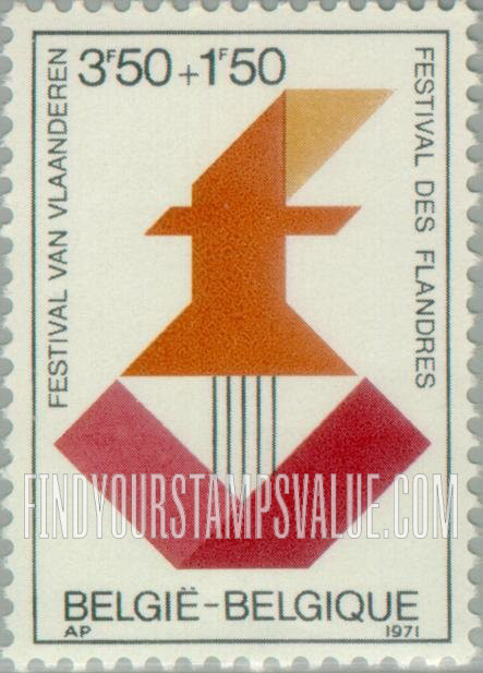 FindYourStampsValue: Semi-Postal: Festival of Flanders