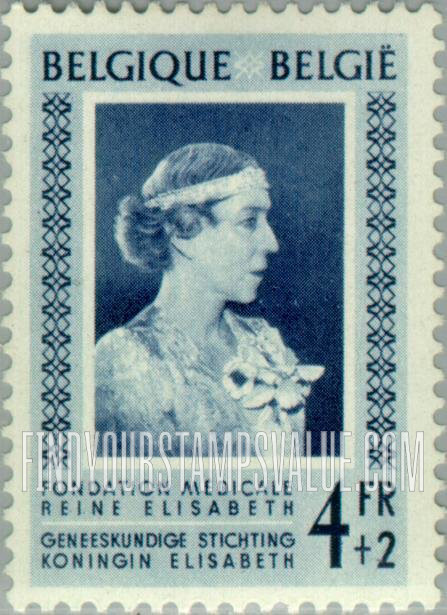 FindYourStampsValue: Semi-Postal: Queen Elisabeth