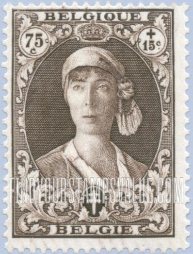 FindYourStampsValue: Semi-Postal: Queen Elisabeth