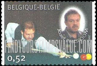 FindYourStampsValue: International Billiards Champions From Belgium: Jozef Philipoom