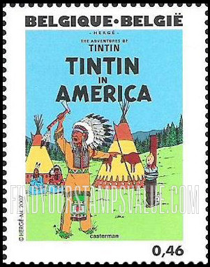 FindYourStampsValue: The Adventures of Tintin: Tintin book covers translated in English (Tintin in America)