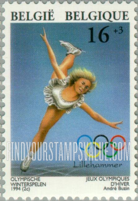 FindYourStampsValue: Semi-Postal: Figure skater