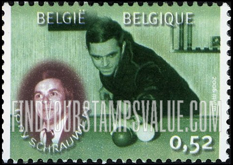 FindYourStampsValue: International Billiards Champions From Belgium: Tony Schrauwen