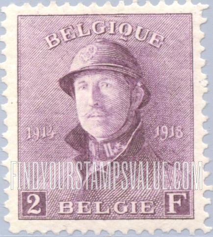 FindYourStampsValue: King Albert in Trench Helmet
