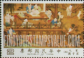 FindYourStampsValue: One Hundred Boys, Sung Dynasty scroll - 一百个男孩 (百子图古画), 宋代