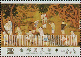 FindYourStampsValue: One Hundred Boys, Sung Dynasty scroll - 一百个男孩 (百子图古画), 宋代