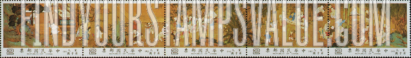 FindYourStampsValue: One Hundred Boys, Sung Dynasty scroll - 一百个男孩 (百子图古画), 宋代