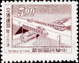 FindYourStampsValue: Highway overpass over railroad - 公路立交桥在铁路上