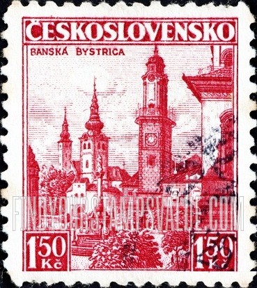 FindYourStampsValue: Town of Banska Bystrica