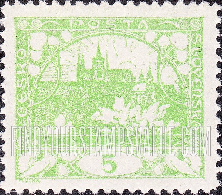 FindYourStampsValue: Hradcany at Prague