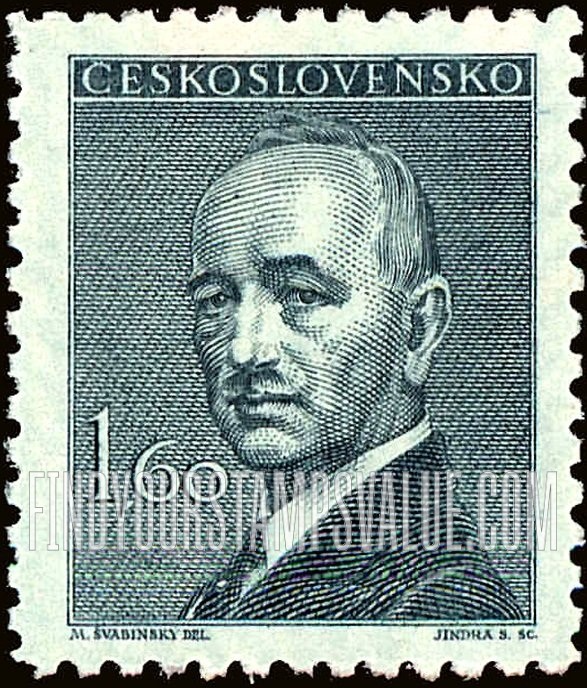 FindYourStampsValue: President Eduard Benes