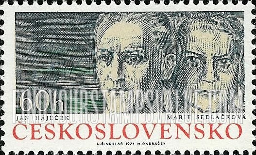 FindYourStampsValue: Jan Hajecek, Marie Sedlackova