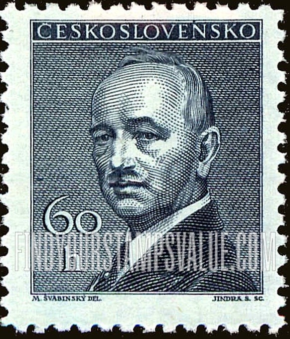 FindYourStampsValue: President Eduard Benes