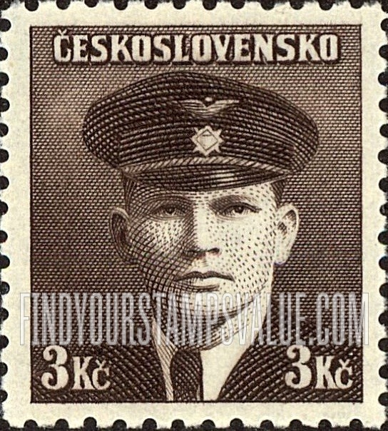 FindYourStampsValue: 2nd Lieutenant Jiri Kral (French Air Force)