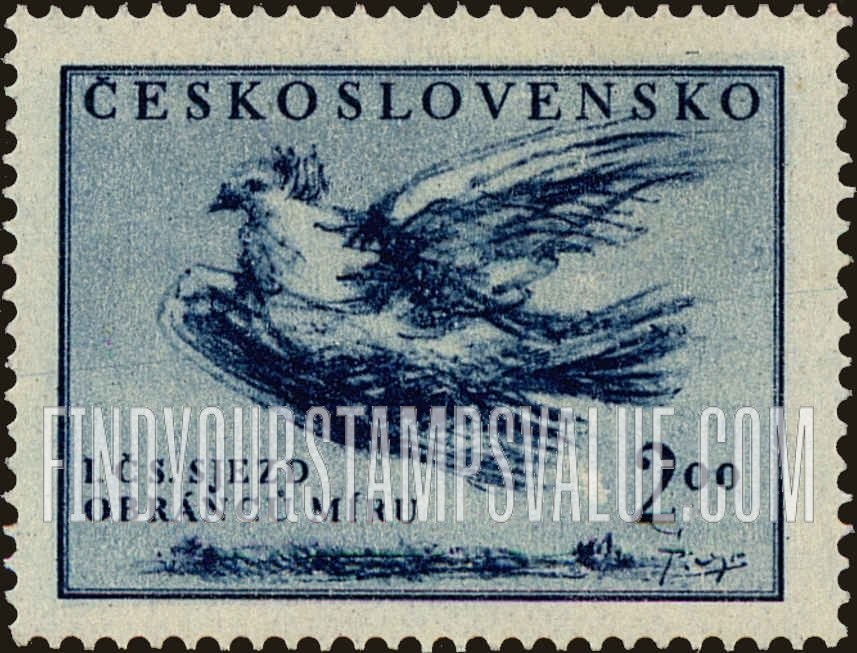 FindYourStampsValue: Dove by Picasso