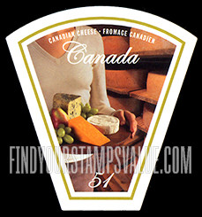 FindYourStampsValue: Canadian Cheeses
