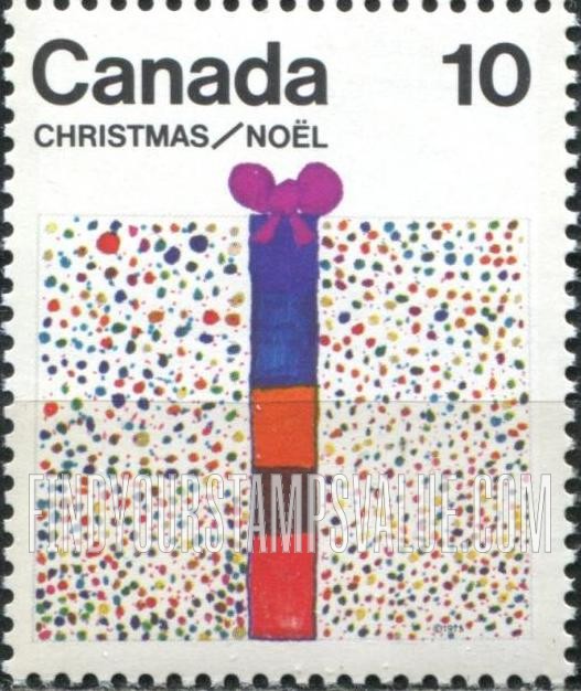 FindYourStampsValue: Christmas: Gift box