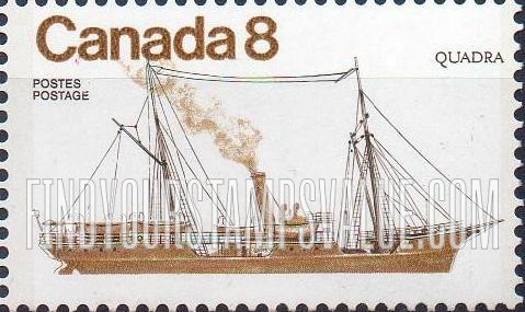 FindYourStampsValue: Coastal ships: “Quadra”