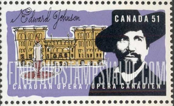 FindYourStampsValue: Opera Singers: Edward Johnson (1878-1959).